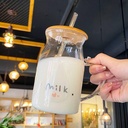 مج زجاج milk