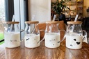 مج زجاج milk