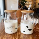 مج زجاج milk