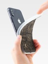 IPhone 13 Pro Max Plastic Protective Transparent  cover Egyptian hieroglyphs and deities design
