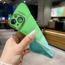 Iphone14 pro silicon Protective cover -Stylish Colorful pumped design -with camera protector frame