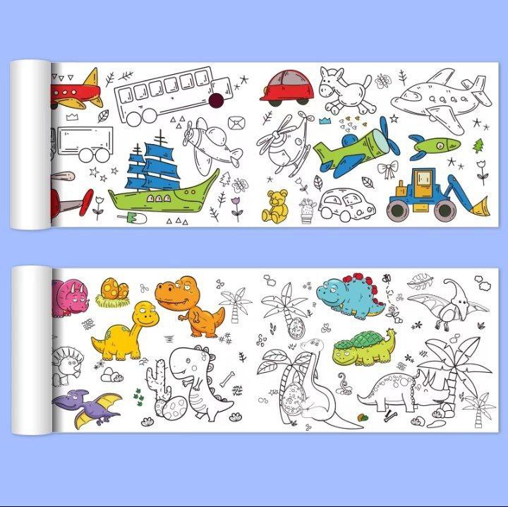 شيت رسومات الوان للاطفال