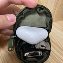 جراب قماش للسماعة بهوك معدني للتعليق