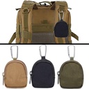 جراب قماش للسماعة بهوك معدني للتعليق