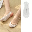 شراب كعب غير القابل للانزلاق مبطن عند مشط الرجل