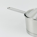 كسرولة استانلس استيل مع غطاء ويد للحمل - مقاس 16 سم - 1.25 لتر