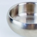 بولة استانلس استيل عميقة للسلطة - مقاس 28 سم