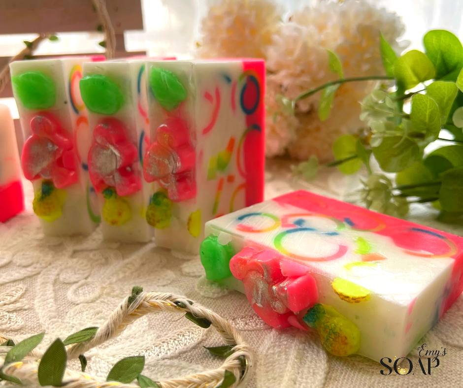 flamingo soap