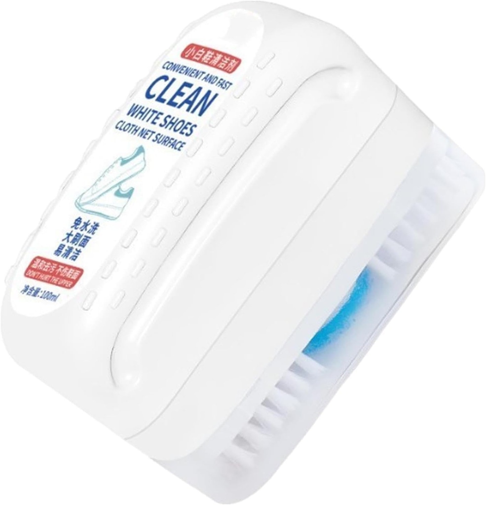 فرشة لتنظيف الأحذية البيضاء الجلد والقماش - 100 مل