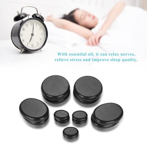 احجار حرارية للعلاج بالتدليك للاسترخاء - 16 قطعة