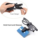 حامل للنظارة للسيارة للحفاظ عليها من الكسر