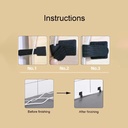 عرض 4 سكوتش مجمع ومنظم للأسلاك والكابلات بلزق دبل فيس للتثبيت علي الحائط والمكتب