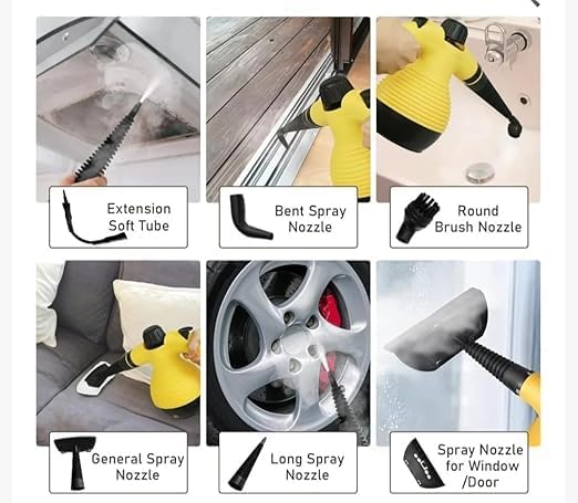 جهاز تنظيف وتعقيم بالبخار متعدد الاستخدامات بقدرة 1000 واط