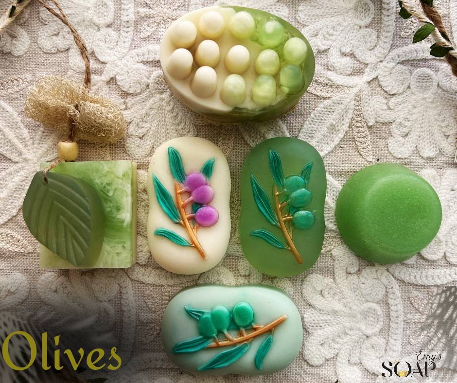بوكس صابون للوجه والجسم بروائح خلاصة زيت الزيتون - 6 قطع