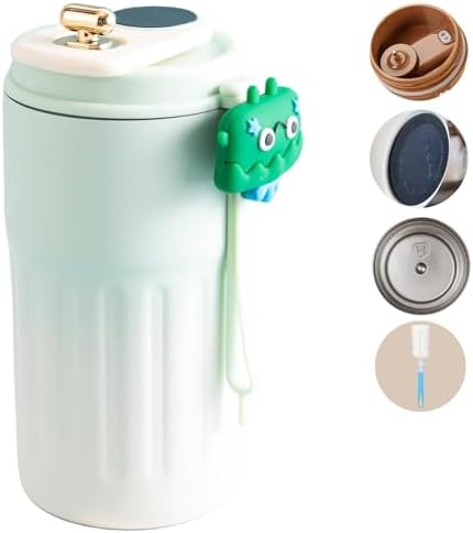 مج حراري استانليس ستيل 460 ملي بشاشة تاتش لعرض درجة الحرارة وغطاء محكم الغلق للخروج والرحلات