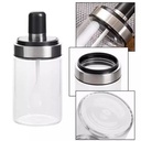 طقم 2 برطمان  للتوابل والشاي والسكر المميز بالملعقة