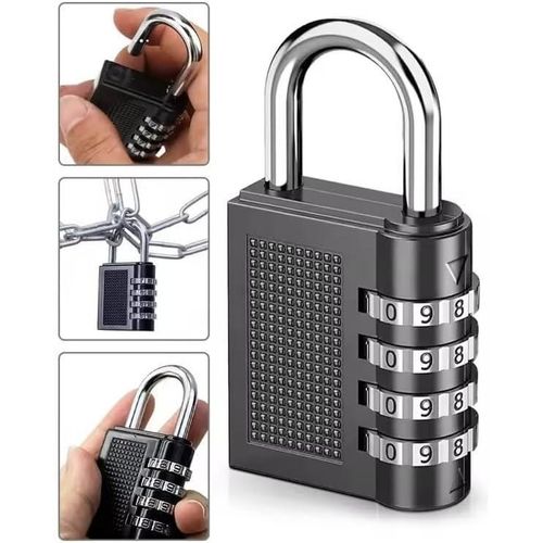 قفل أمان برقم سري من 4 أرقام للمنازل وشنط السفر والمكاتب