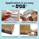 مجموعة حامي زوايا سيليكون شفاف للأطفال لتجنب الإصابات ٤ قطع