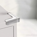 مجموعة حامي زوايا سيليكون شفاف للأطفال لتجنب الإصابات ٤ قطع