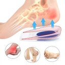 كعب طبي من السيليكون للأحذية مضاد للصدمات مناسب للارتداء اليومي والأنشطة الرياضية