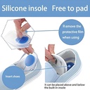 كعب طبي من السيليكون للأحذية مضاد للصدمات مناسب للارتداء اليومي والأنشطة الرياضية