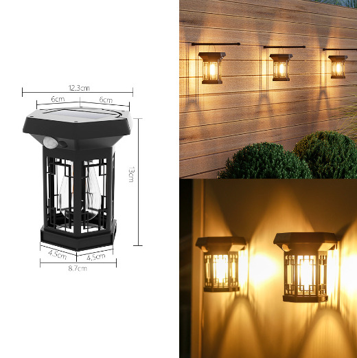 كشاف أرضي للحدائق والفيلا يعمل بالطاقة الشمسية - 2 قطعة