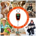 ميزان رافعة ديجيتال محمول بشاشة ليد رقمية يحمل حتى 200 كجم