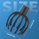 جهاز تدليك فروة الرأس الكهربائي بتصميم اخطبوط ب 3 مستويات للاسترخاء