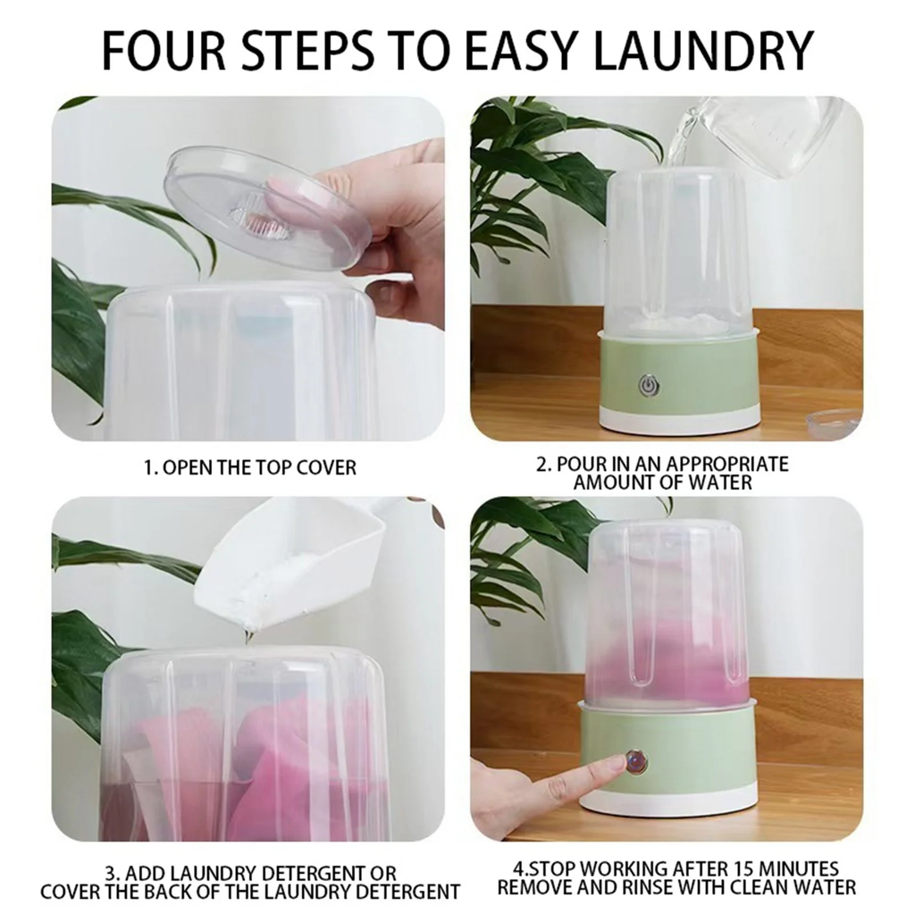غسالة ميني محمولة لملابس الاطفال 4000 مللي امبير