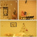 ستارة ليد شبكية بإضاءة ورم مع 9 سرعات تشغيل لتجديد ديكور رمضان