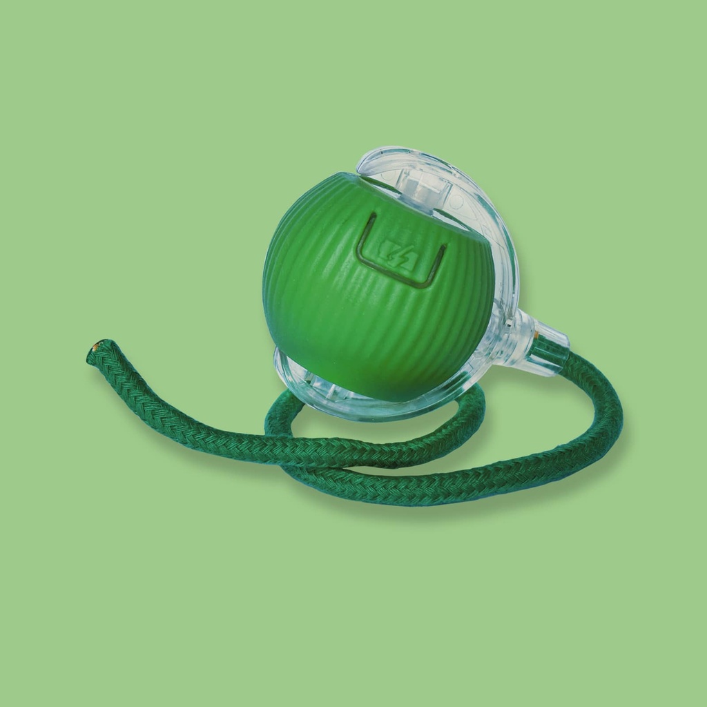 كرة تفاعلية دوارة لتسلية القطط والحيوانات الاليفة بيو اس بي للشحن