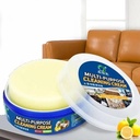 كريم تنظيف متعدد الاستخدامات مع اسفنجة لتنظيف الأحذية والجلد والاجهزة الكهربائية والسيارات