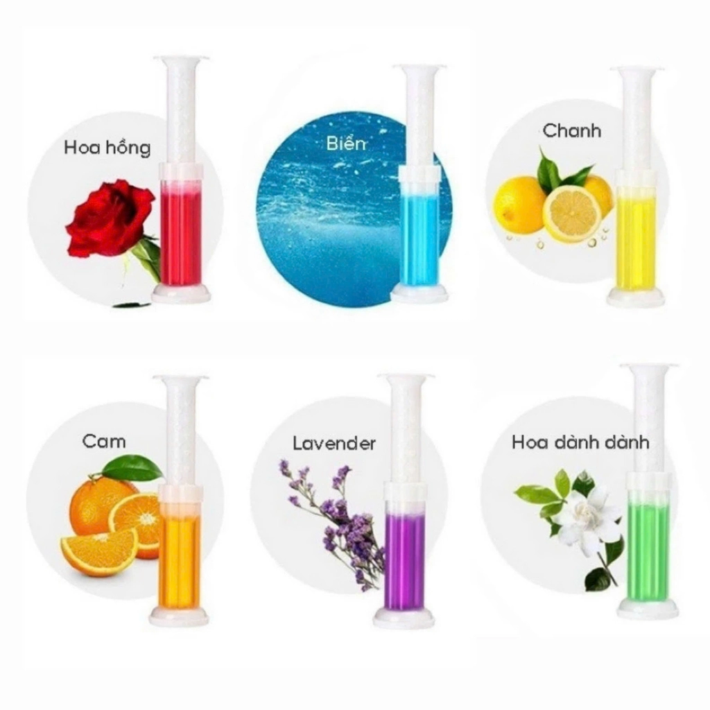 جيل تنظيف وتعقيم التواليت بتصميم وردة مع سرنجة للتحكم