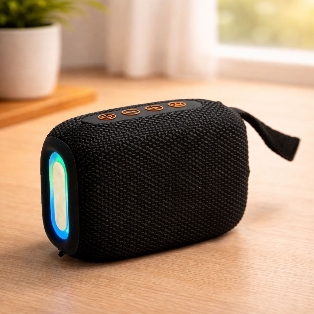 سبيكر ميني لاسلكي مع إضاءة آر جي بي 1200 مللي أمبير