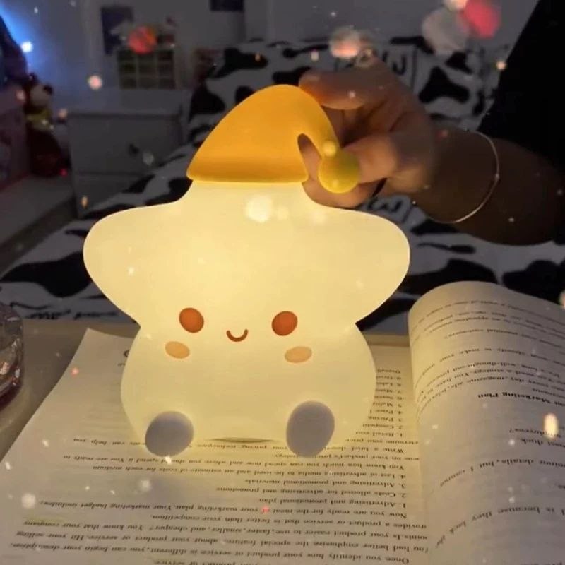 وناسة تاتش بتصميم نجمة من السيليكون ب 7 إضاءات مختلفة