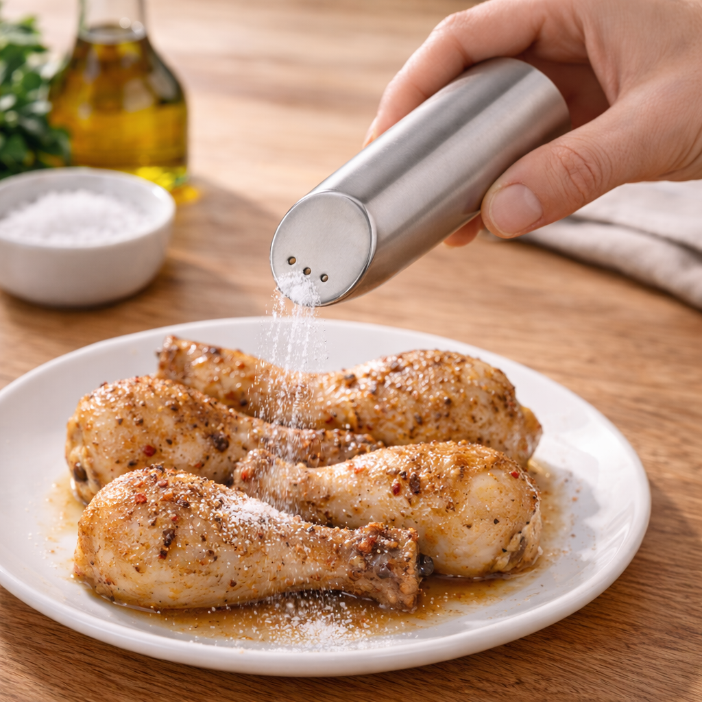 ملاحة توابل استانلس ستيل تركي بيضاوية للمطبخ والسفرة