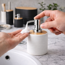 طقم حمام مودرن 6 قطع متكامل لتنظيم وترتيب الحمام