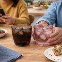 طقم كوبايات زجاج مصنفر ملون 6 قطع بسعة 220 ملي