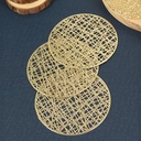 طقم كوستر ميني 6 قطع حامل للأكواب والشموع وقطع الديكور