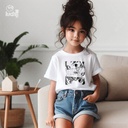 Demon Slayer تيشيرت اطفال قطن باللون الابيض