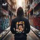 Eminem هودي اوفر سايز قطن باللون الأسود