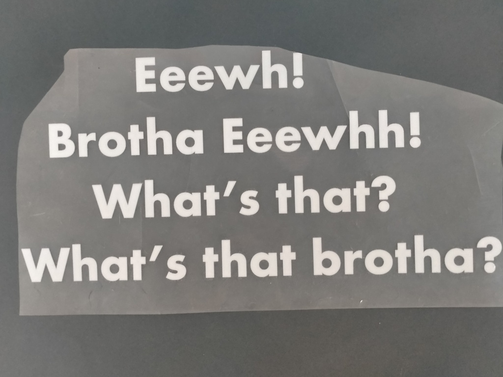 Eeewh! Whats That Brother print