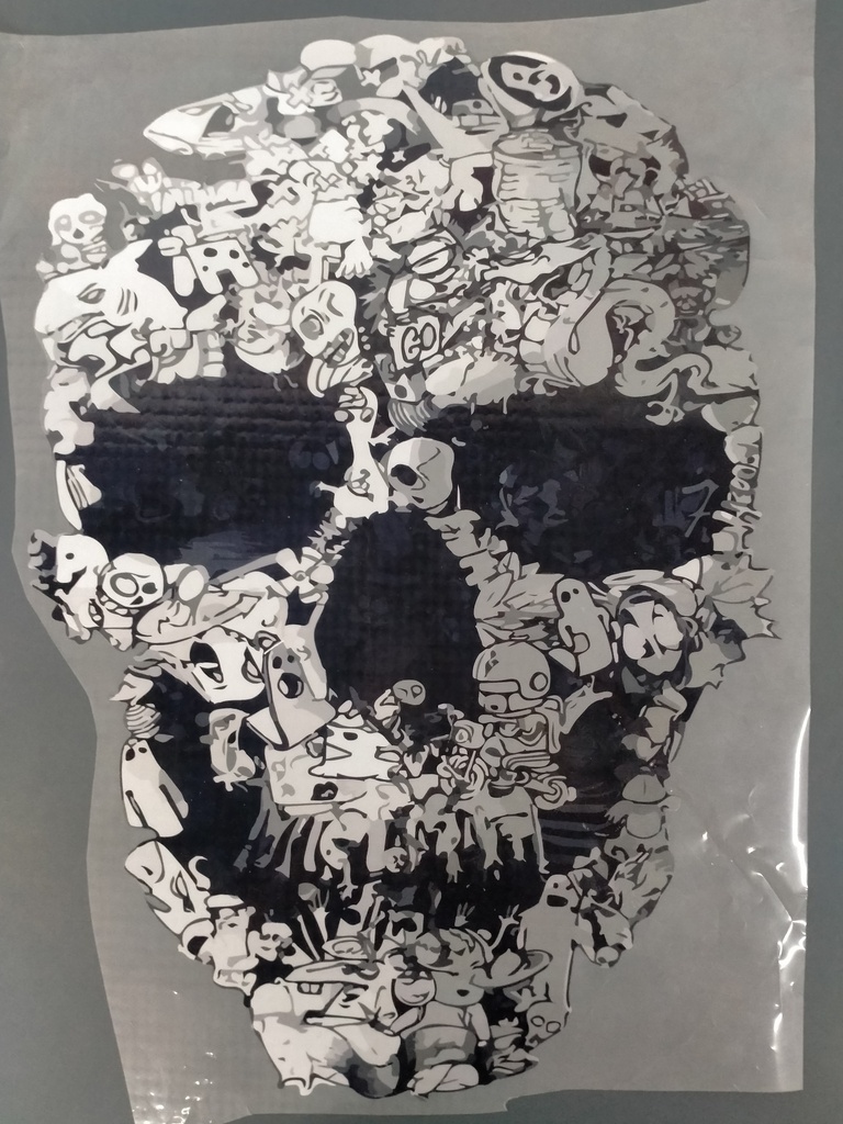 The Skull print