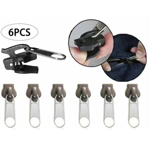 طقم سوست 6 قطع ب 3 احجام مختلفة للجواكت والشنط