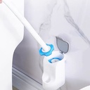 فرشة تواليت مع 8 رؤوس تنظيف قابلة للفصل للاستخدام مره واحده فقط