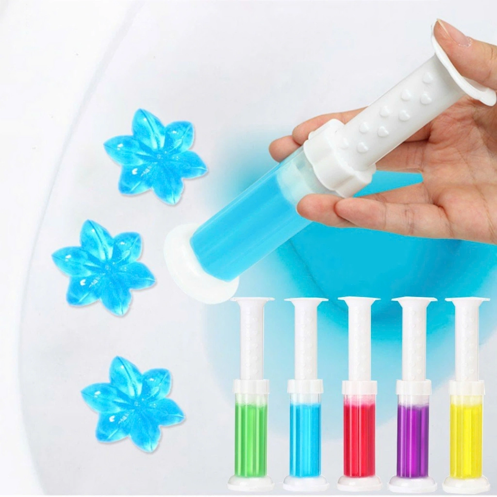 جيل لتنظيف وتعقيم التواليت بتصميم سرنجة للتحكم