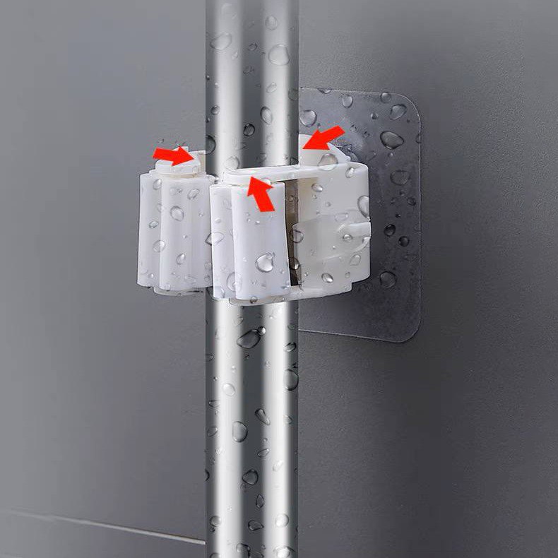 حامل مكانس فردي يثبت بلزق دبل فيس قوي