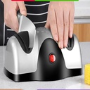 مسن سكاكين ومقصات كهربائي مزدوج بدرجات مختلفة عملي وسهل الاستخدام