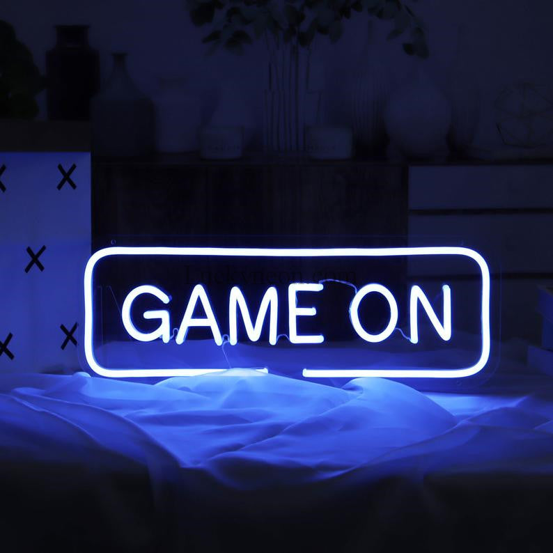 Game On LED Neon Art Decor 