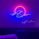Sun Set Wave Neon Led Light Sign Art Decor